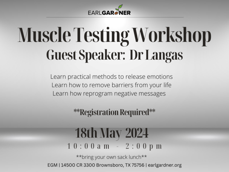 Muscle Testing Workshop | Guest Speaker: Dr. Langas