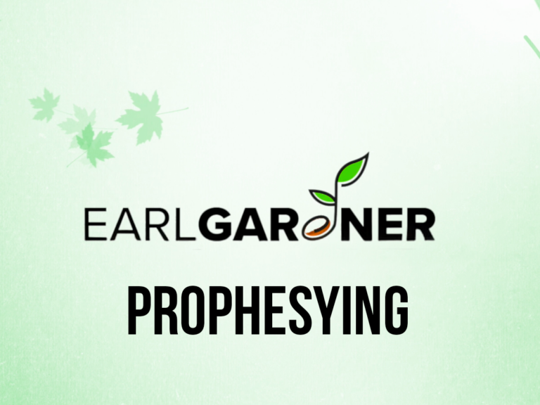 Weekly Wisdom with Pastor Earl | Prophesying